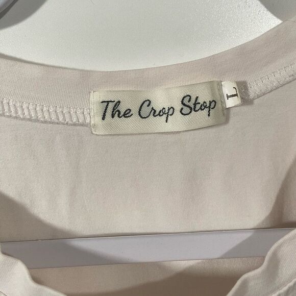 Corgi dog Crop top Sz large with wrap around design - Picture 4 of 6